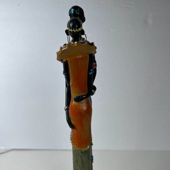 Vintage 13” St Thomas Man Woman Standing In Love Statue Figurine Primitive Decor - Picture 5 of 16